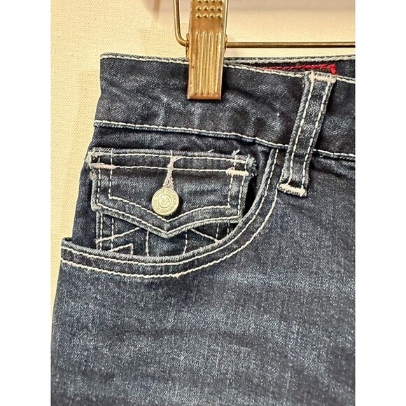 NWT $159 TRUE RELIGION WOMEN'S JEANS 29 BECCA EXPOSED BUTTON FLY BOOTCUT JEANS - Picture 7 of 16